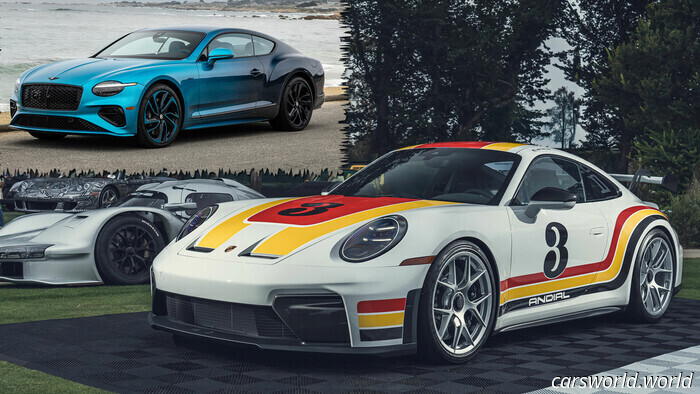 Porsche e Bentley si colorano per Monterey | Carscoops